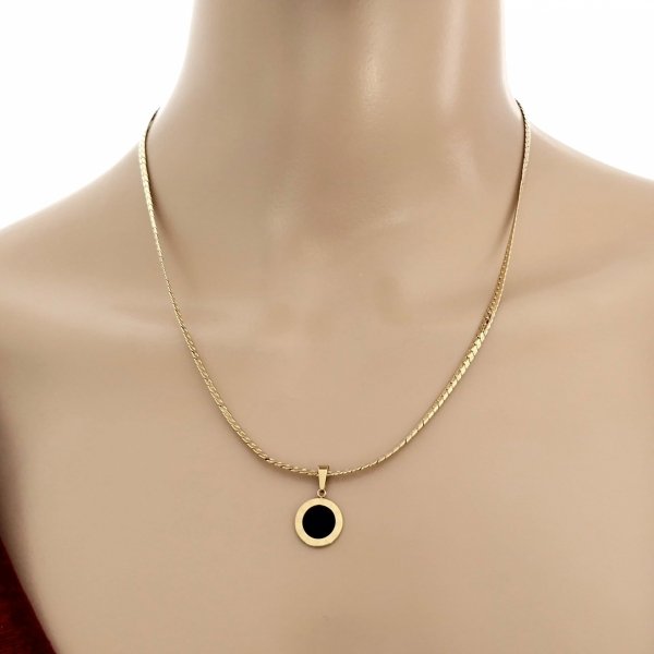 GOLD CHAIN NECKLACE celebrity STAINLESS STEEL
