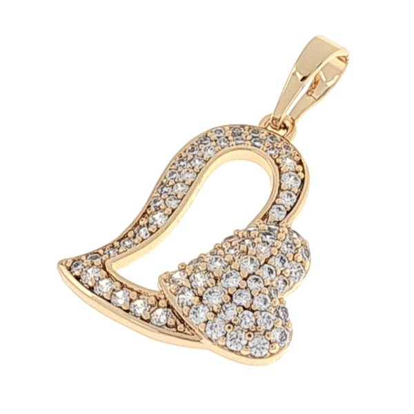 gold pendant 18k shiny xuping