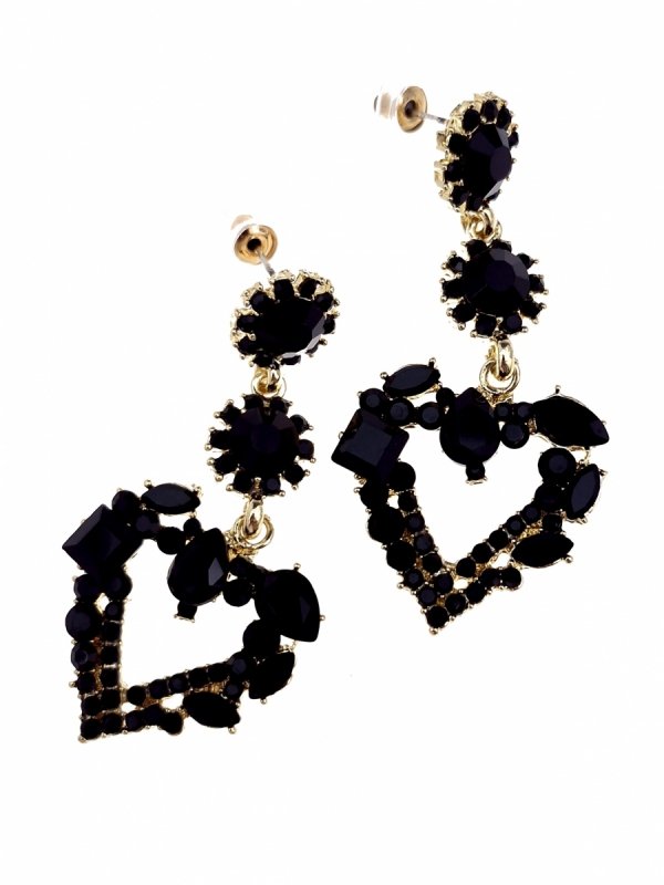 gold plated earrings with exclusive cubic zirconia