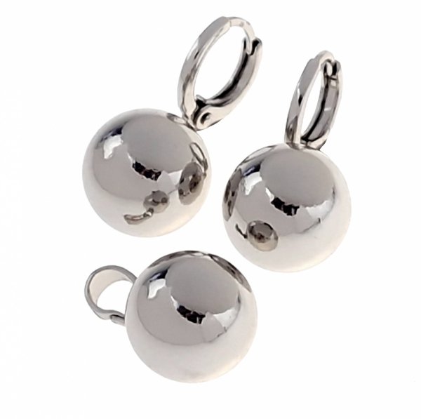 18k gold plated set pendant earrings xuping