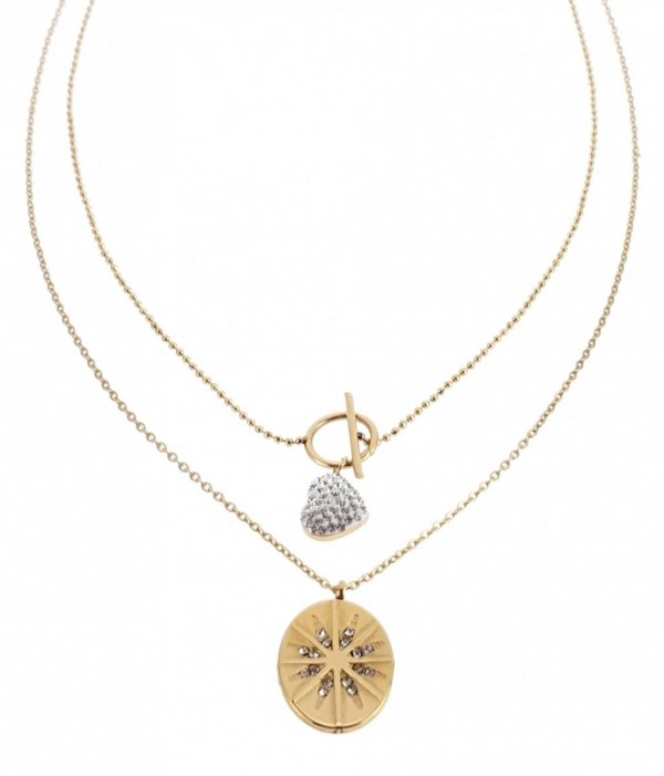 GOLD CHAIN NECKLACE celebrity STAINLESS STEEL