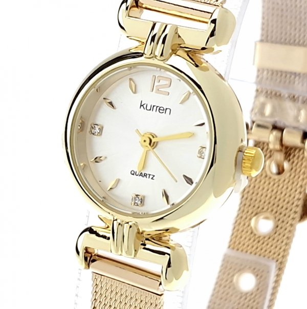 Women's watch golden kurren stainless steel