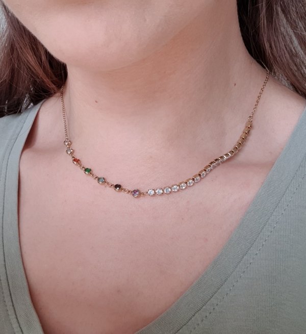 GOLD CHAIN NECKLACE celebrity STAINLESS STEEL