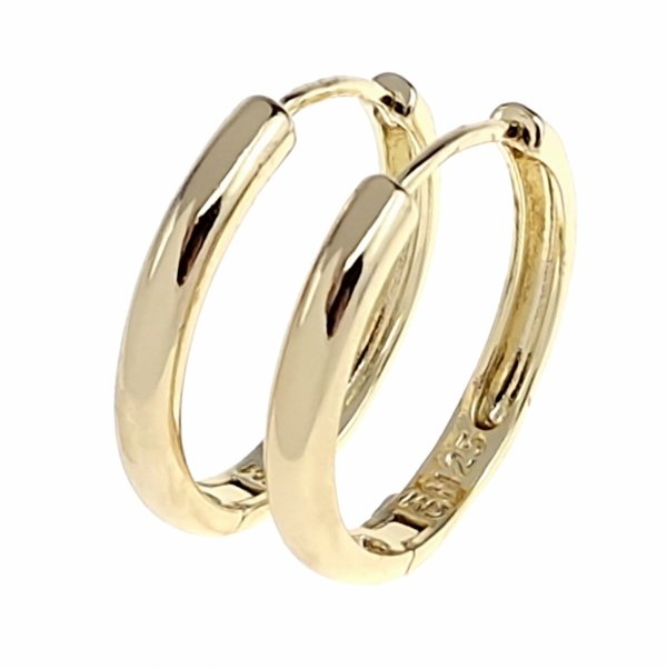 gold plated earrings with exclusive cubic zirconia