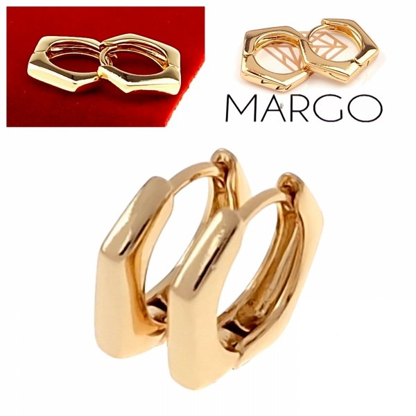 gold plated earrings with exclusive cubic zirconia