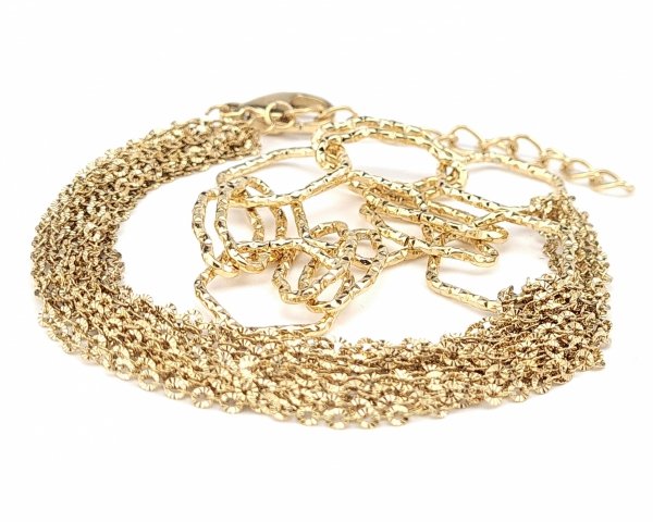 GOLD CHAIN NECKLACE celebrity STAINLESS STEEL