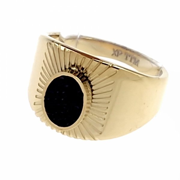 ring 19,00mm gold stainless steel