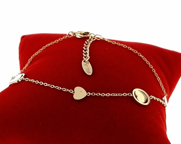BRACELET GOLD CELEBRITY STAINLESS STEEL
