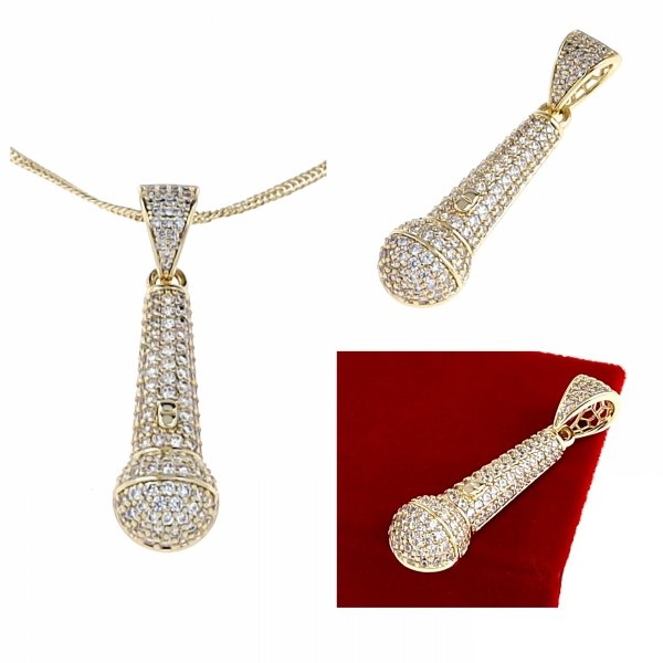 gold pendant 18k shiny xuping