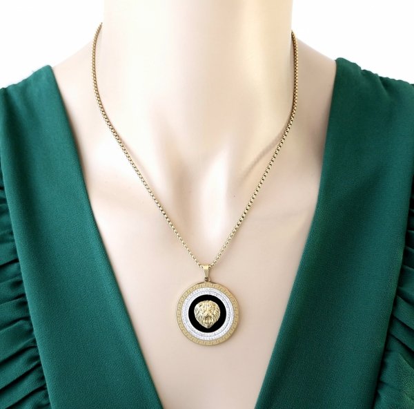 GOLD CHAIN NECKLACE celebrity STAINLESS STEEL
