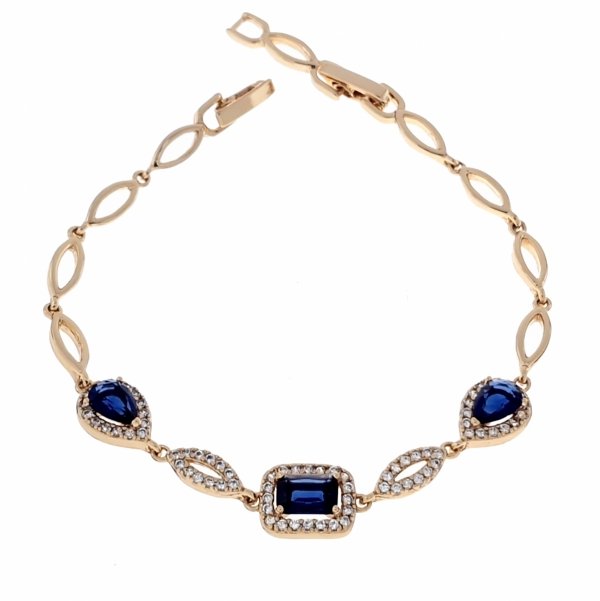 gold bracelet for a gold-plated leg