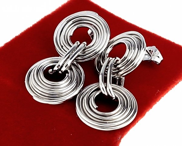 gold plated earrings with exclusive cubic zirconia