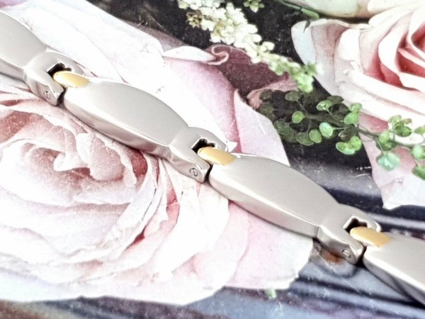 BRACELET GOLD CELEBRITY STAINLESS STEEL