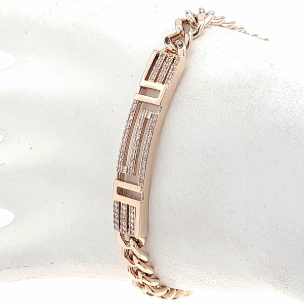 gold bracelet for a gold-plated leg
