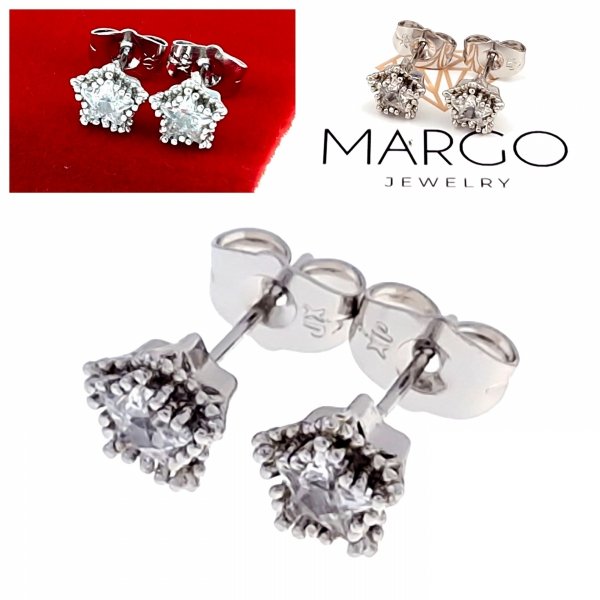 gold plated earrings with exclusive cubic zirconia