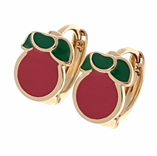 exclusive swarovski gold-plated earrings