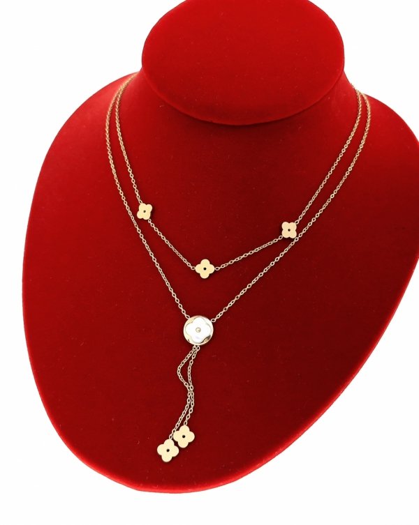 GOLD CHAIN NECKLACE celebrity STAINLESS STEEL