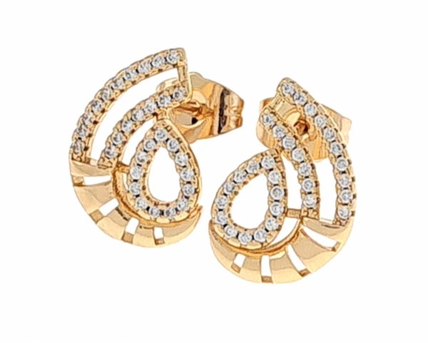 18k gold plated set pendant earrings xuping