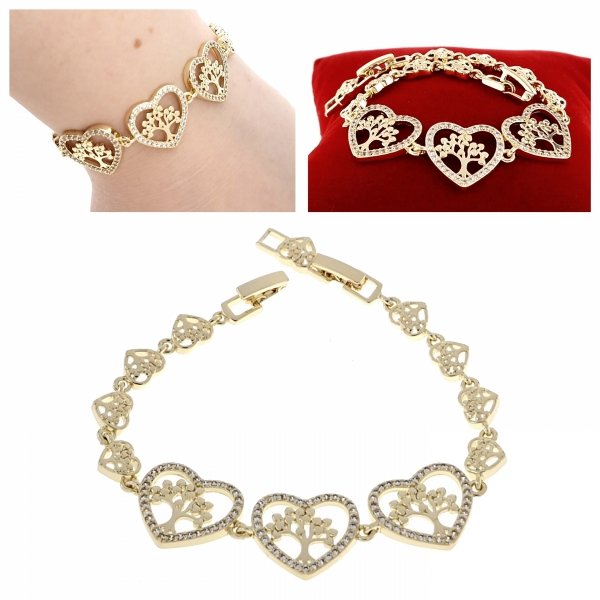 gold bracelet for a gold-plated leg