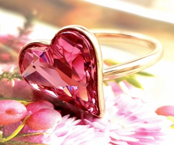 gold ring 18,00mm. gold-plated engagement xuping