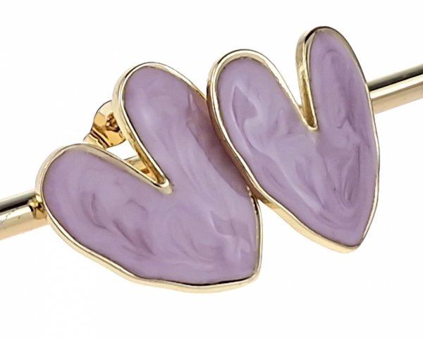 gold earrings made of stainless steel