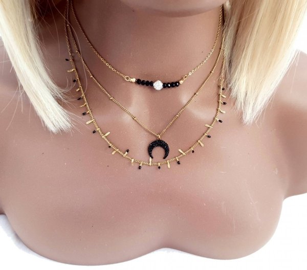 GOLD CHAIN NECKLACE celebrity STAINLESS STEEL