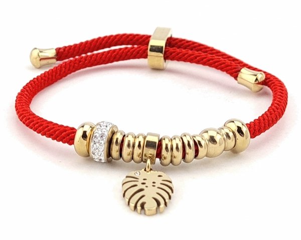 GOLD BRACELET STAINLESS STEEL STRING