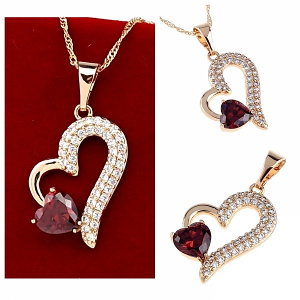 gold pendant 18k shiny xuping