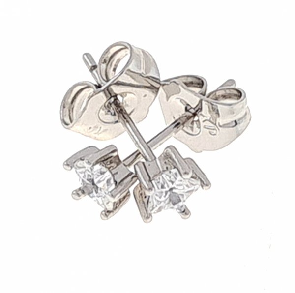 gold plated earrings with exclusive cubic zirconia