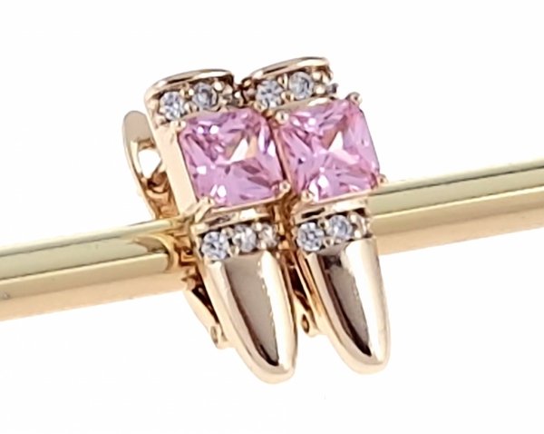 exclusive swarovski gold-plated earrings