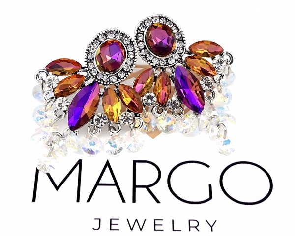 gold plated earrings with exclusive cubic zirconia