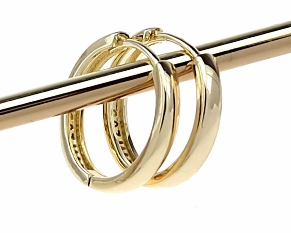 gold plated earrings with exclusive cubic zirconia
