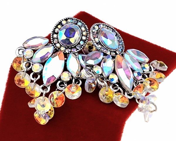 gold plated earrings with exclusive cubic zirconia