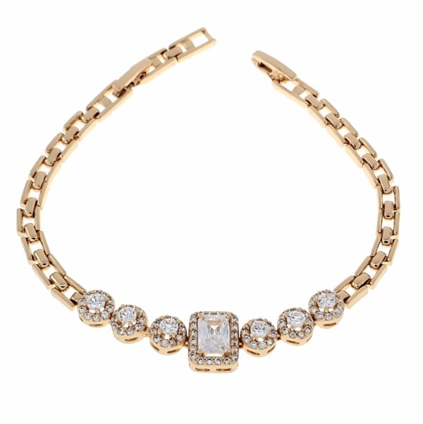 gold bracelet for a gold-plated leg