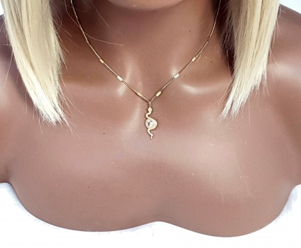 GOLD CHAIN NECKLACE celebrity STAINLESS STEEL