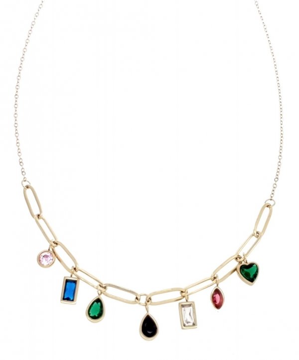 GOLD CHAIN NECKLACE celebrity STAINLESS STEEL
