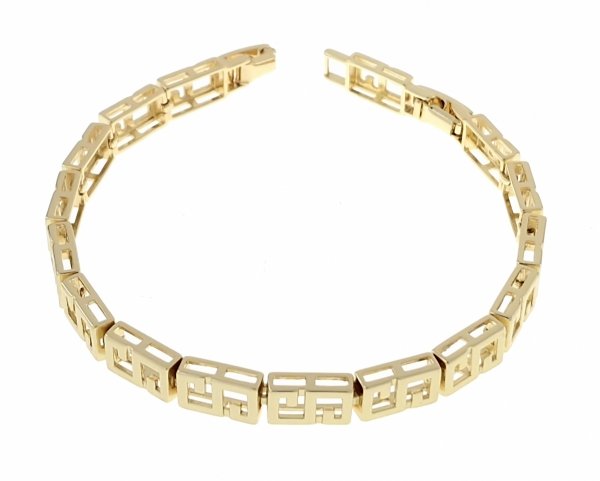gold bracelet for a gold-plated leg