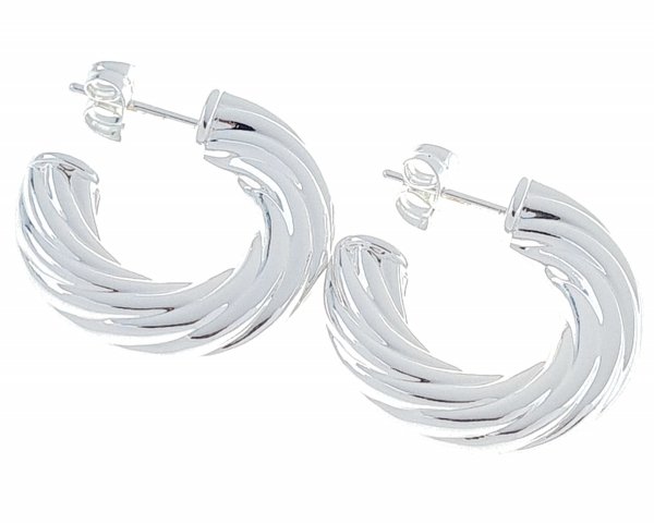 gold plated earrings with exclusive cubic zirconia
