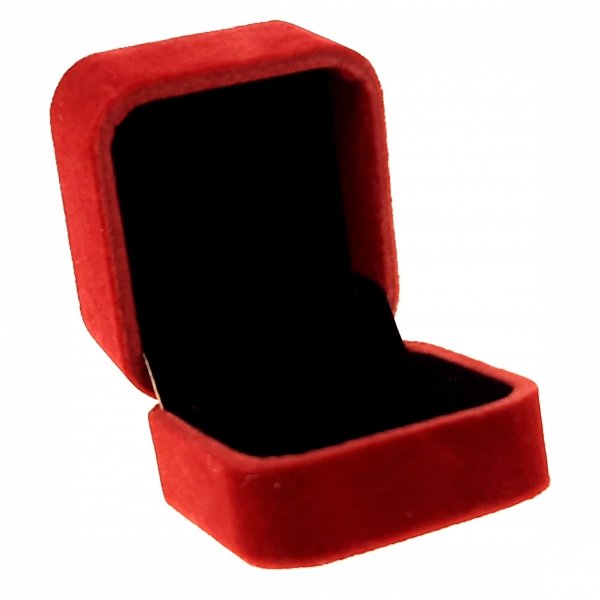 Welcome to my store,  on this auction I offer a velour box for a ring, wedding ring  dimensions: 5/5.7/4.5cm