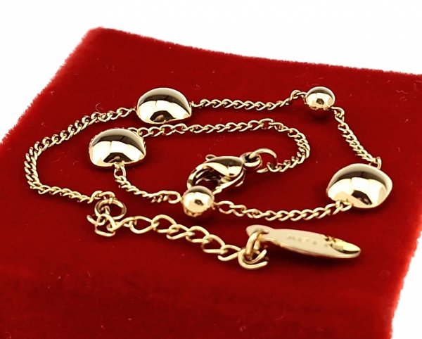 BRACELET GOLD CELEBRITY STAINLESS STEEL
