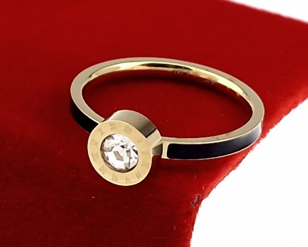 ring 19,00mm gold stainless steel