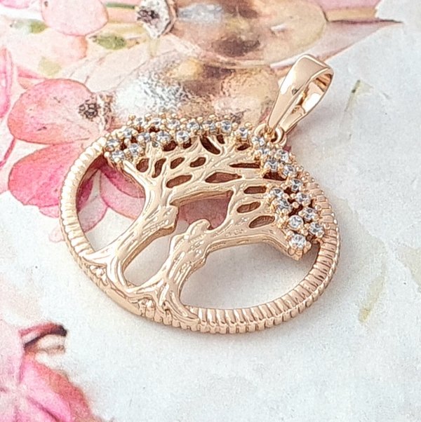 gold pendant 18k shiny xuping