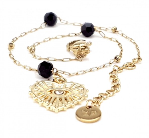 BRACELET GOLD CELEBRITY STAINLESS STEEL