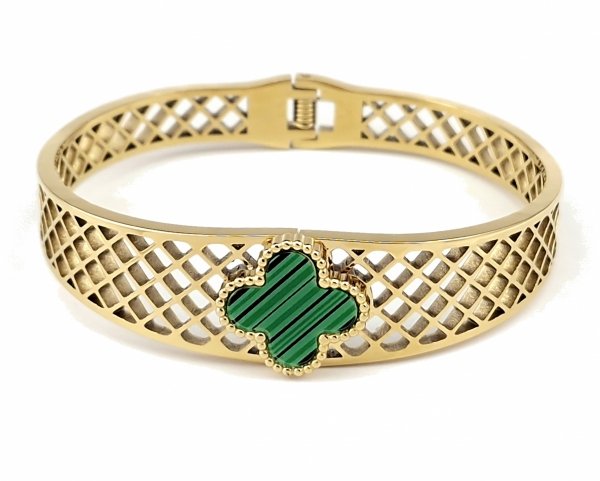 BRACELET GOLD CELEBRITY STAINLESS STEEL