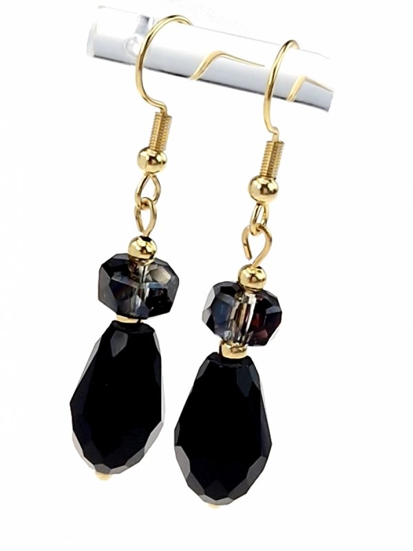 gold earrings made of stainless steel