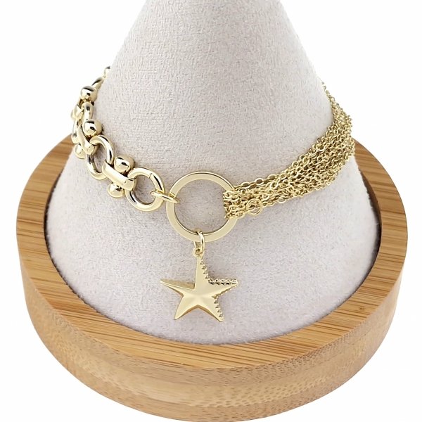 gold-plated 18k gold bracelet