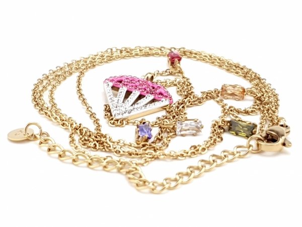 GOLD CHAIN NECKLACE celebrity STAINLESS STEEL