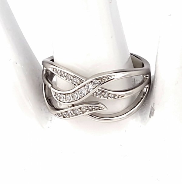 gold ring 18,60mm. gold-plated engagement xuping