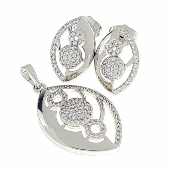 18k gold plated set pendant earrings xuping
