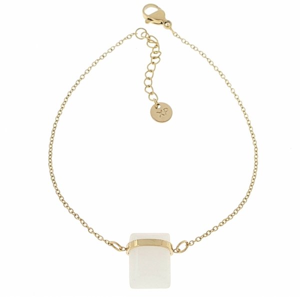 BRACELET GOLD CELEBRITY STAINLESS STEEL